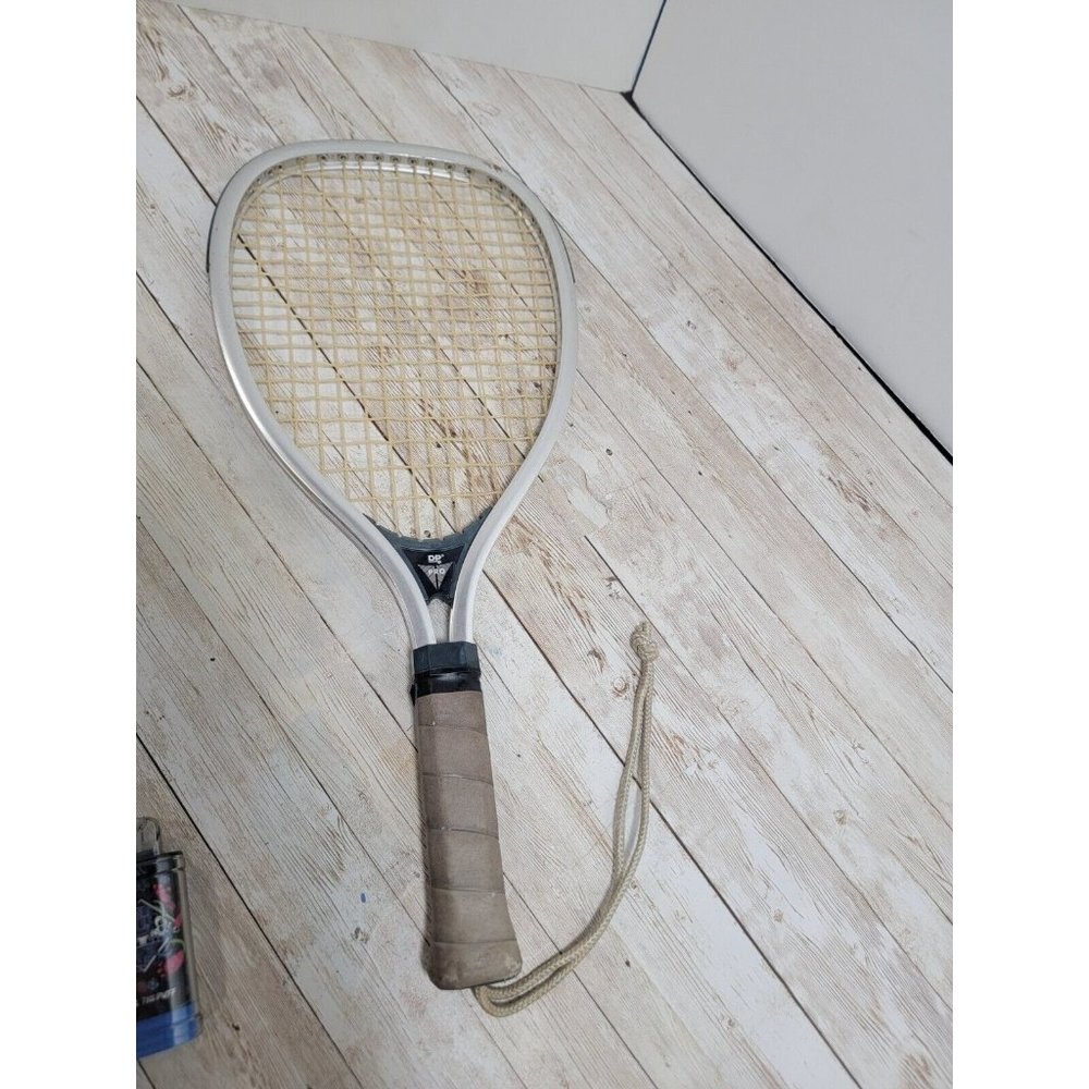 Vintage Wilson DB Pro Racquetball Racket Aluminum with 3 7/8" Grip 18.5"‎ Long